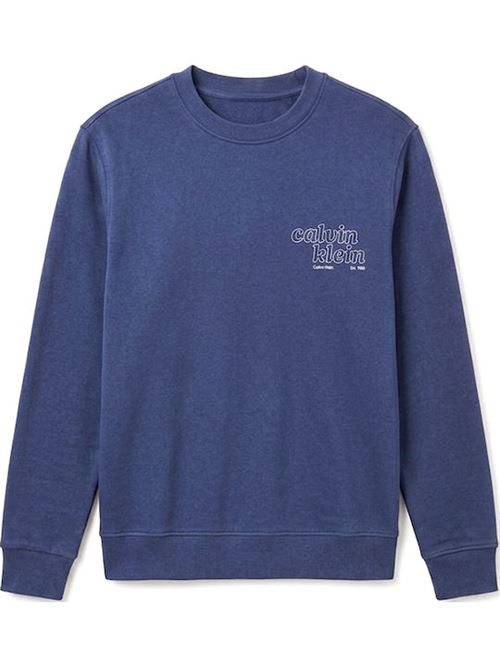 ls eu 350 terry badge hoodie CALVIN KLEIN JEANS | LV04RG274GCEC